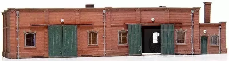 ARTITEC b.v. 14104 - Lagergebäude aus Ziegelstein BAUSATZ N 1:160