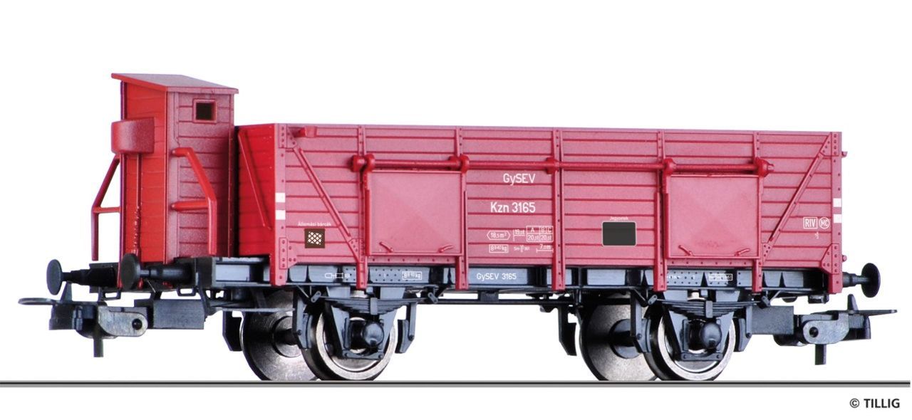 Tillig 76730 - Güterwagen offen GySEV Ep.III Kzn H0/GL