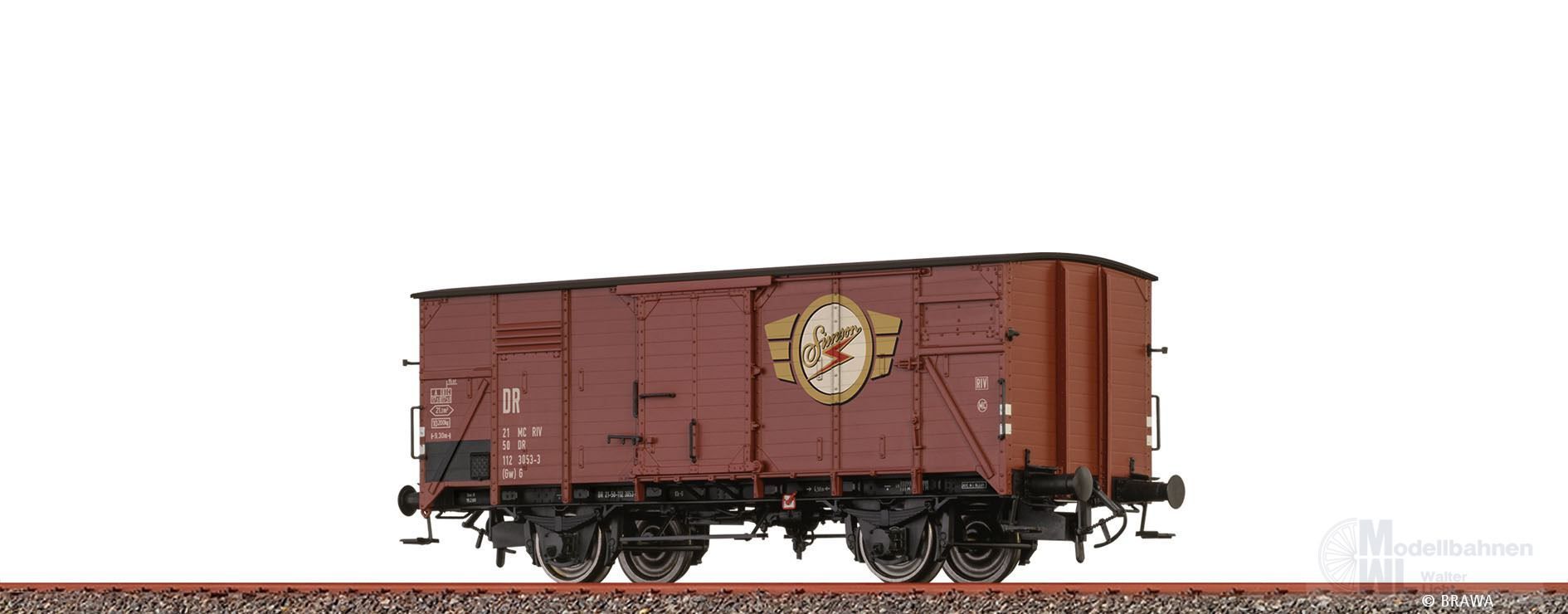 Brawa 51312 - Güterwagen ged. DR Ep.IV Simson H0/GL