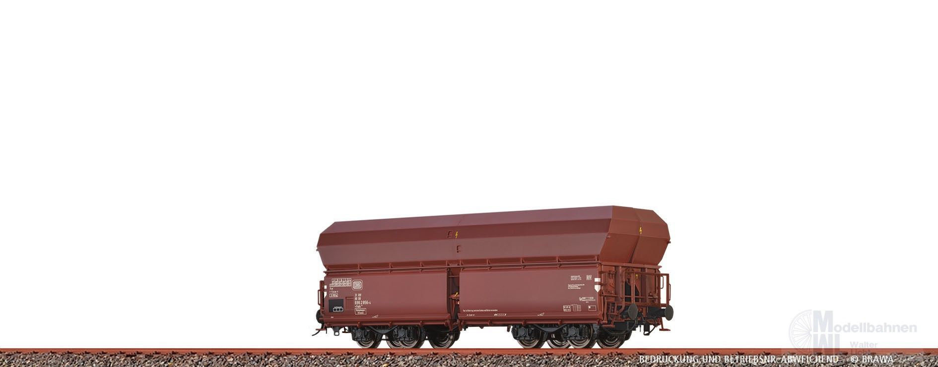 Brawa 50618 - Schüttgutwagen Fads 175 DB Ep.IV H0/GL
