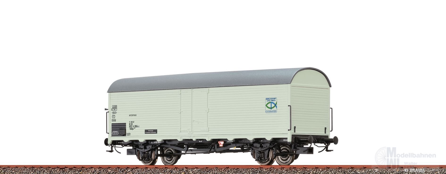 Brawa 47628 - Kühlwagen DB Ep.IV Ibdlps 383 Interfrigo H0/GL