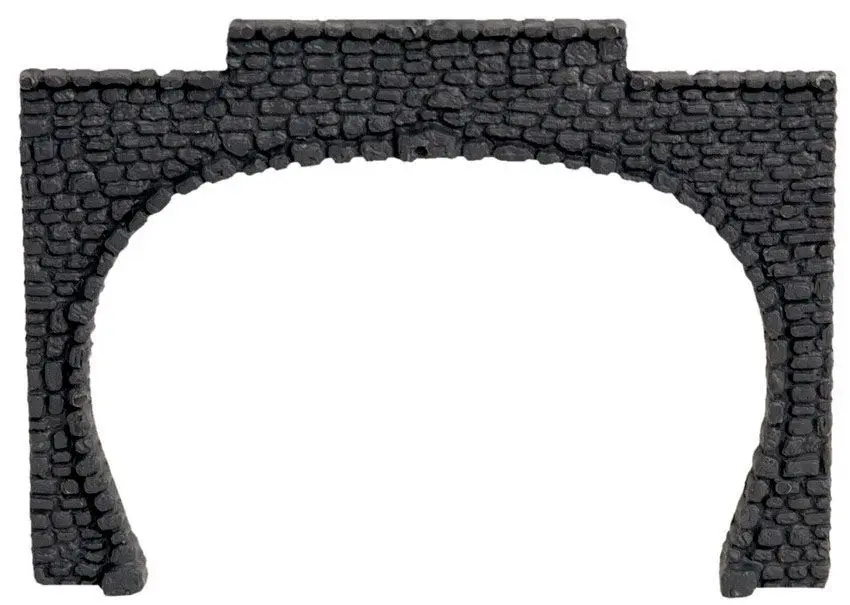 Noch 34410 - Tunnel-Portal 2-gleisig, 2 Stück, 9,5 x 7 cm N 1:160