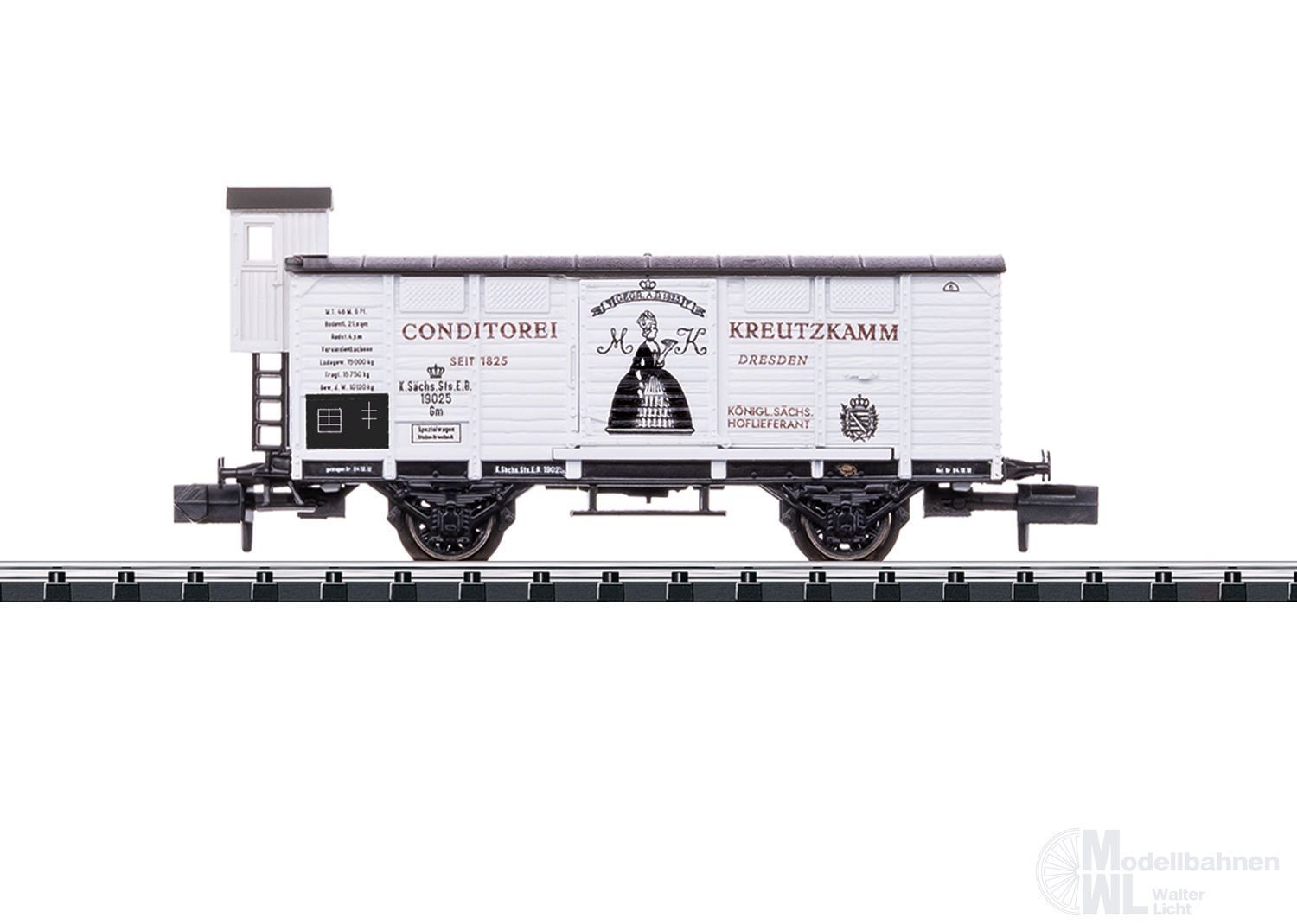 Trix 18993 - Güterwagen ged. K.Sächs.Sts.E Ep.I N 1:160