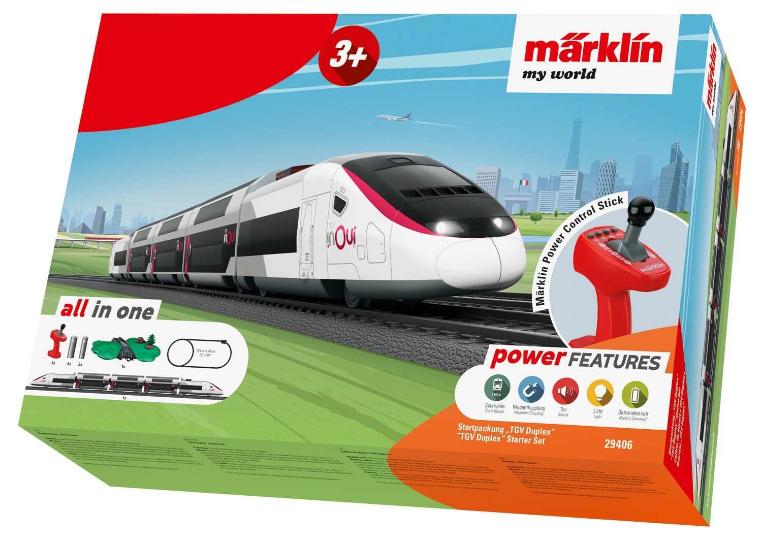 Märklin 29406 - Startpackung TGV Duplex H0/MyWorld