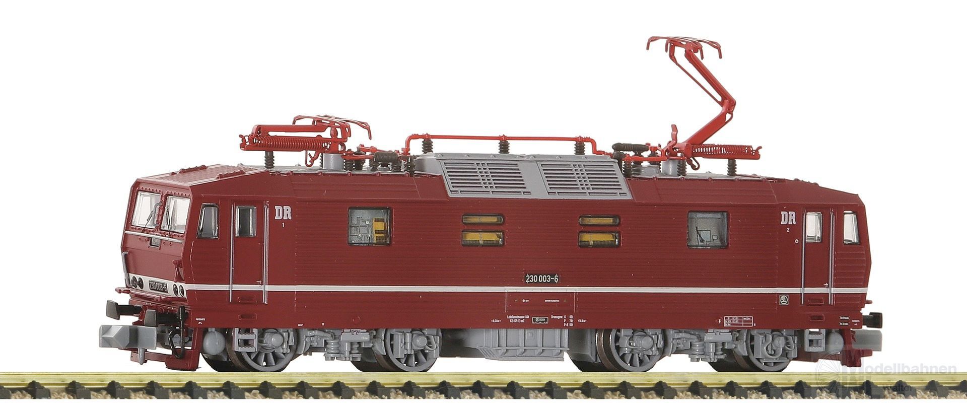 Fleischmann 7570042 - E-Lok BR 230 003-6 DR Ep.IV N 1:160 Sound