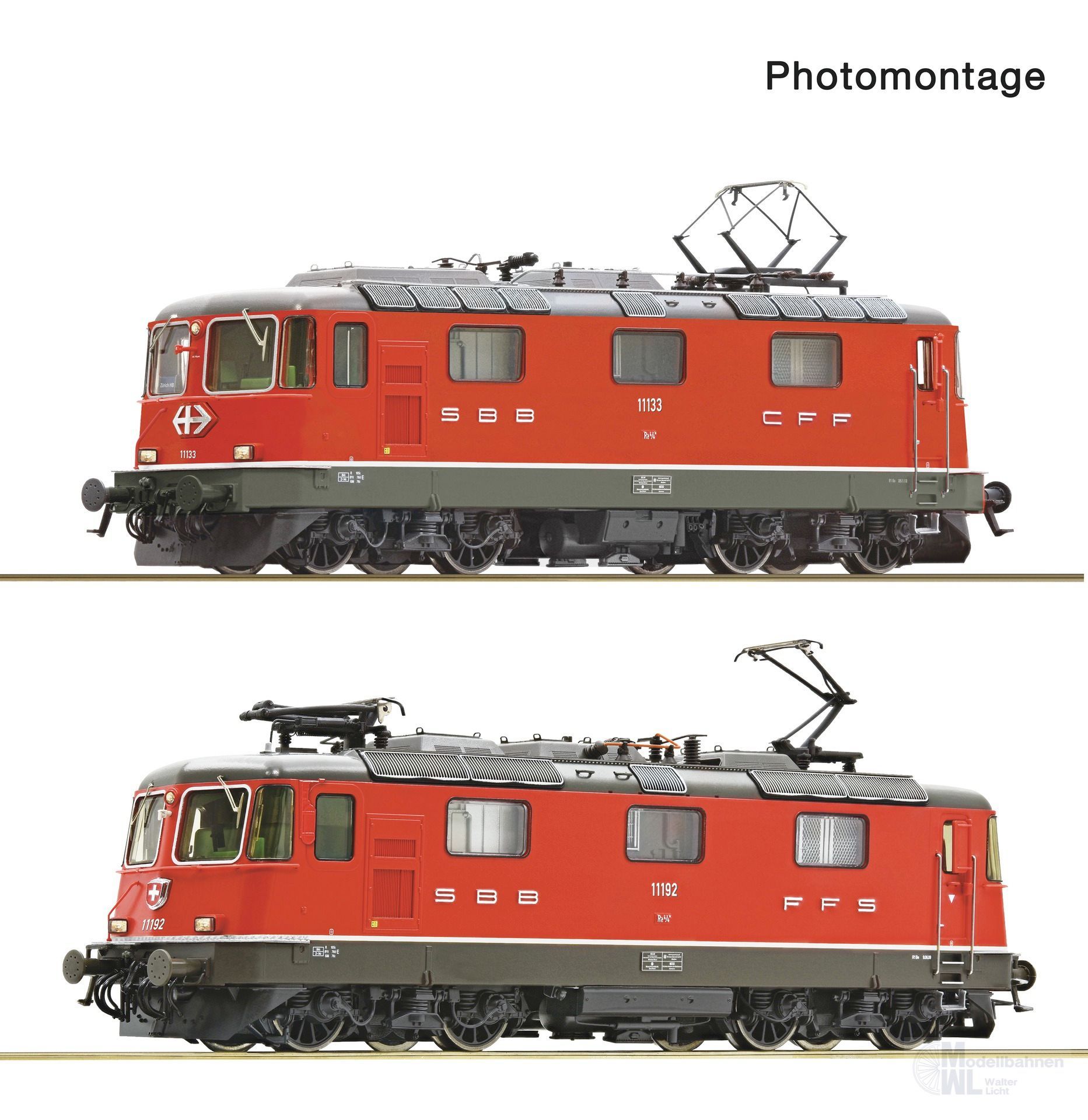 Roco 7510127 - E-Lok Set Re 4/4 II 11133 + 11192 SBB Ep.V/VI H0/GL Sound Roco 7510127 - E-Lok Set Re 4/4 II 11133 + 11192 SBB Ep.V/VI H0/GL Sound