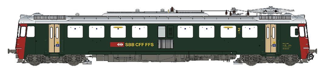 LS Models 17548S - Triebwagen Rbe 4/4 SBB Ep.V Prototy 1404 H0/WS Sound