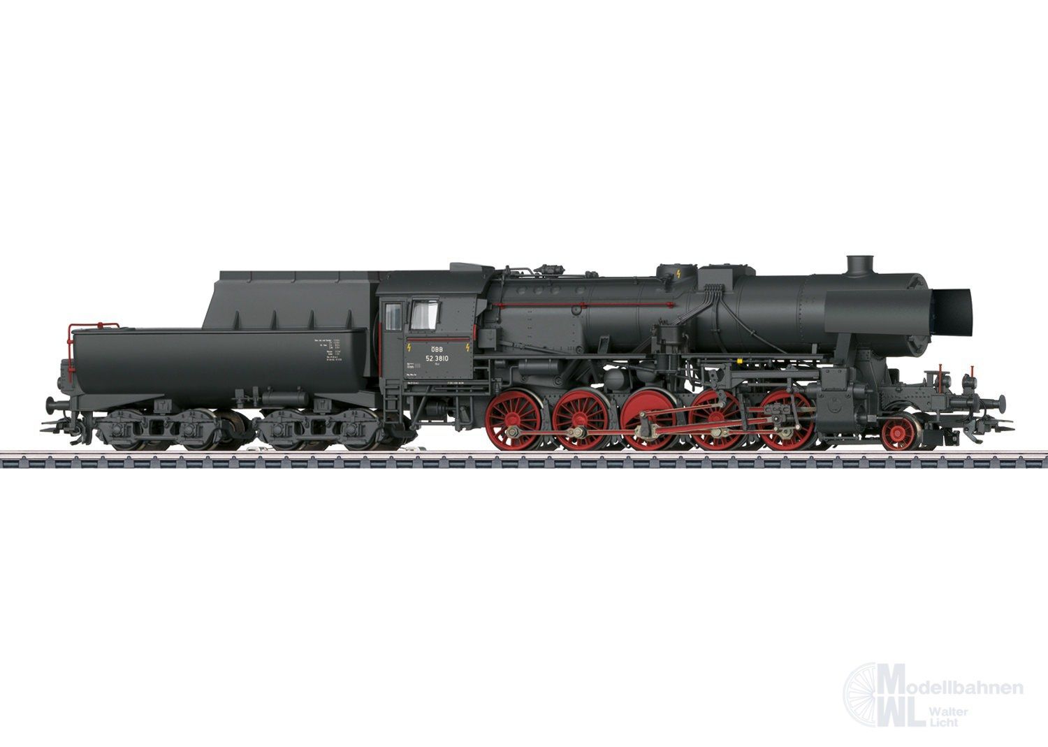 Märklin 39533 - Dampflok BR 52 ÖBB Ep.III Wannentender H0/WS