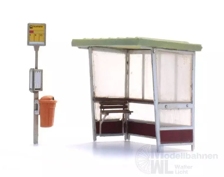 ARTITEC b.v. 387454 - Bushaltestelle 70/80er Jahren bis heute H0 1:87