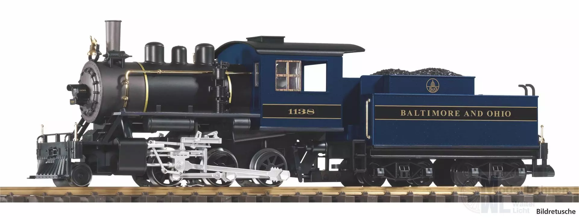 Piko 38263 - Dampflok Mini-Mogul B&O Spur G 1:22,5