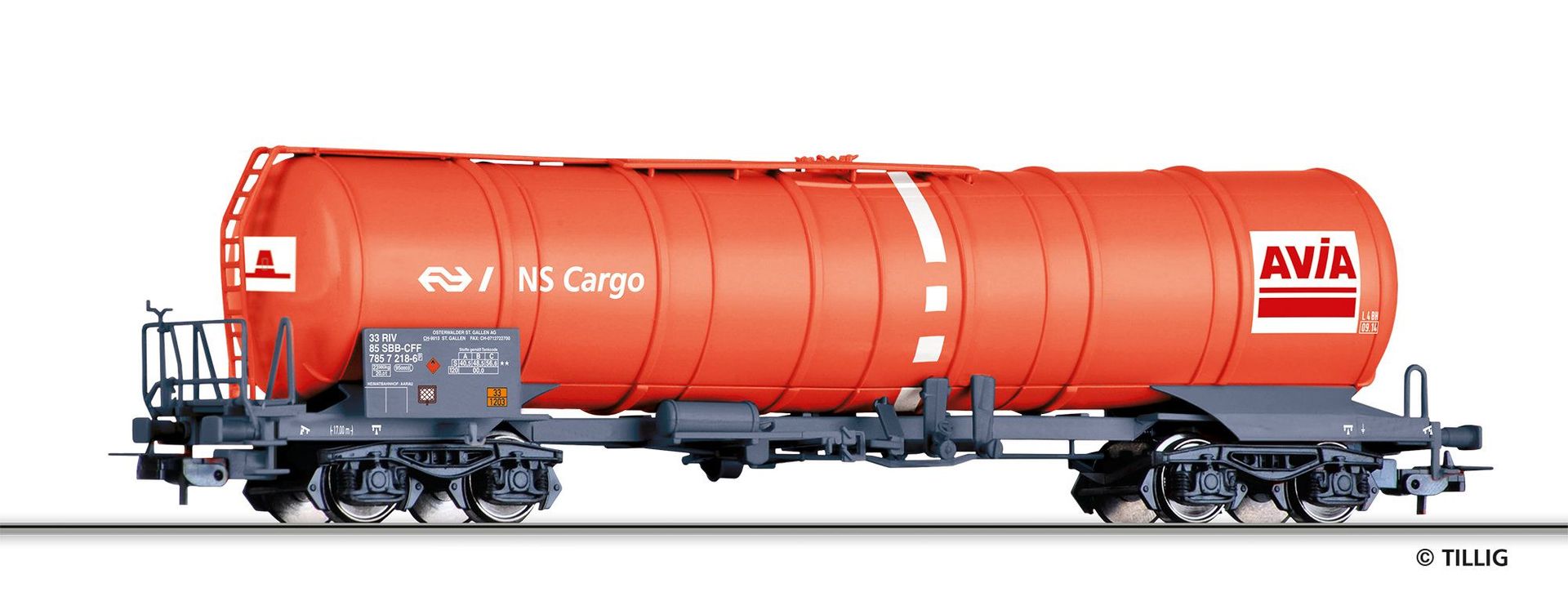 Tillig 76771 - Kesselwagen SBB Ep.V Zans AVIA H0/GL