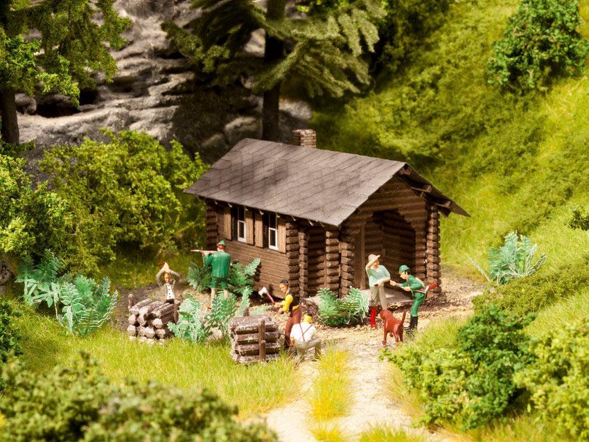 Noch 65606 - Themen-Set Waldhütte H0 1:87 Noch 65606 - Themen-Set Waldhütte H0 1:87