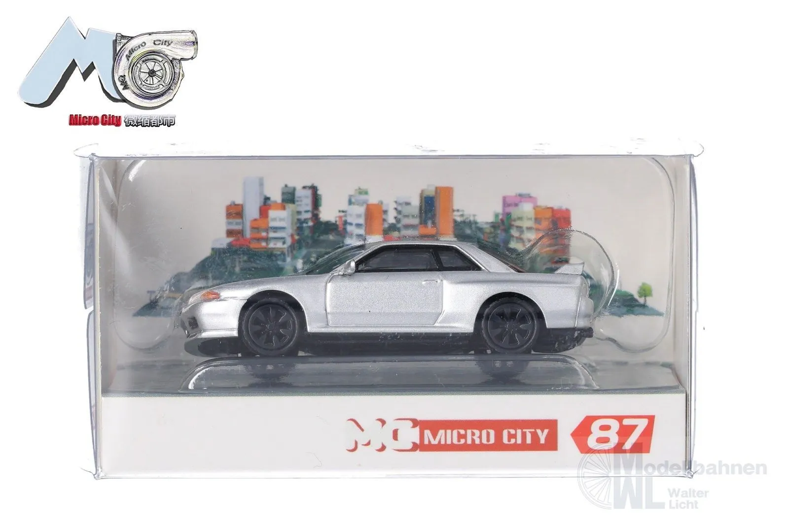 Herpa 87MC000092 - Nissan Skyline GTR32 silber H0 1:87