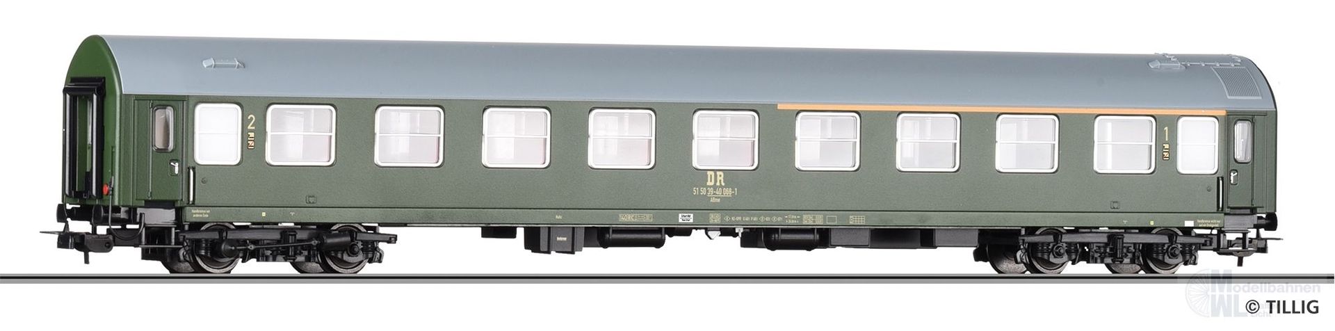 Tillig 75024 - Reisezugwagen DR Ep.IV 1/2.Kl. ABm Typ Y H0/GL