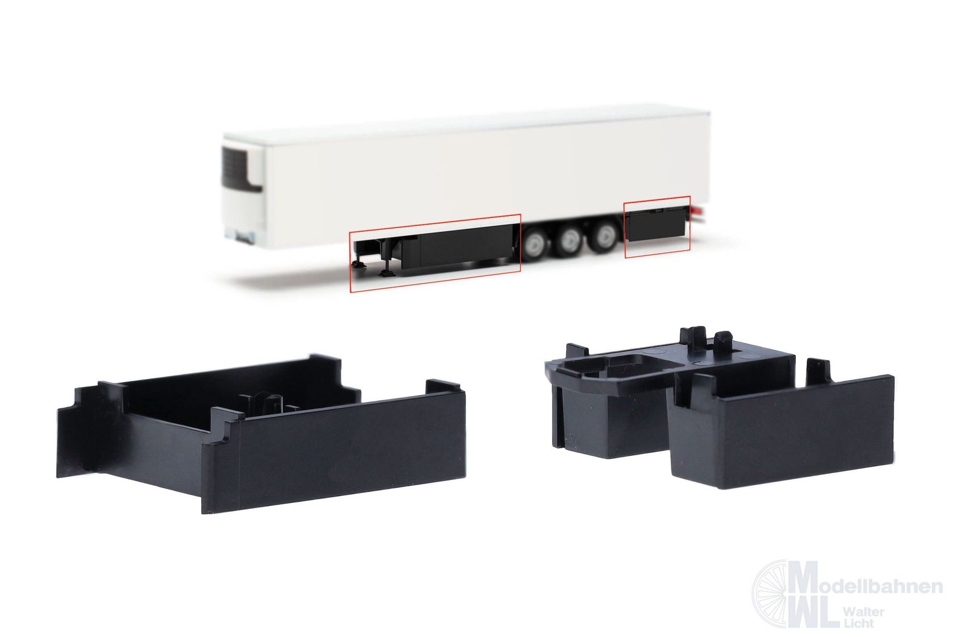 Herpa 054645 - Zubehör Palettenkasten /Staukasten 2x weiß 2x schwarz H0 1:87 Herpa 054645 - Zubehör Palettenkasten /Staukasten 2x weiß 2x schwarz H0 1:87