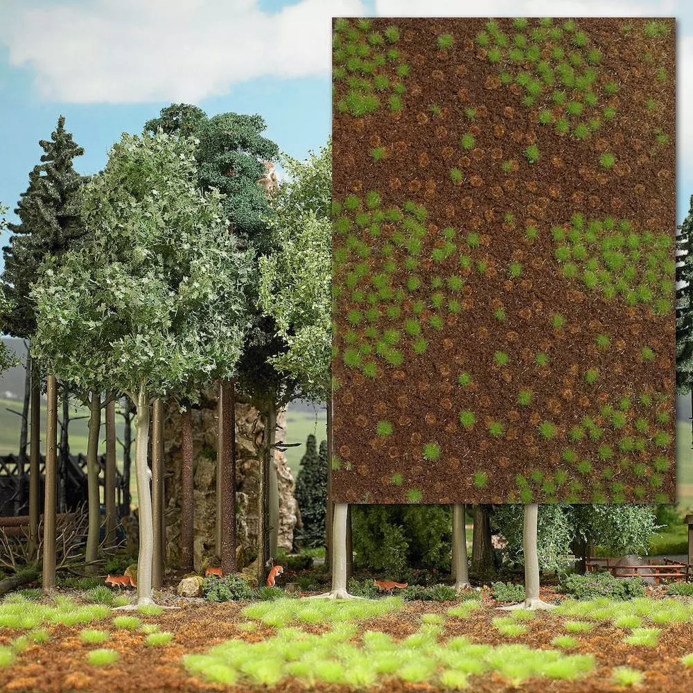 Busch 1321 - Sommerlicher Waldboden H0 1:87