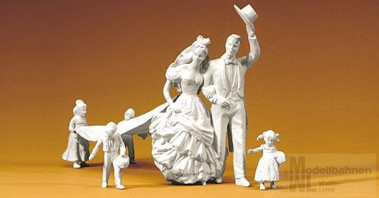 Preiser 45180 - Hochzeitspaar, Kinder. 6 unbe Spur G Preiser 45180 - Hochzeitspaar, Kinder. 6 unbe Spur G