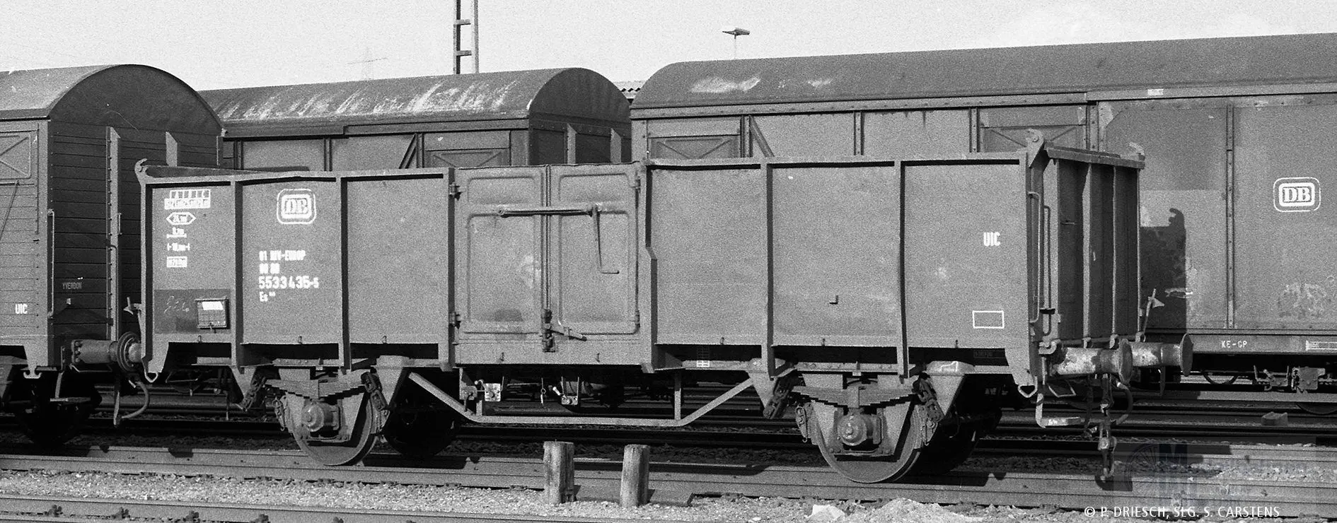Brawa 50063 - Güterwagen offen DB Ep.IV Es045 01 80 553 3 435-5 H0/GL