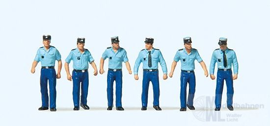Preiser 10341 - Polizisten in Sommeruniform, H0 1:87