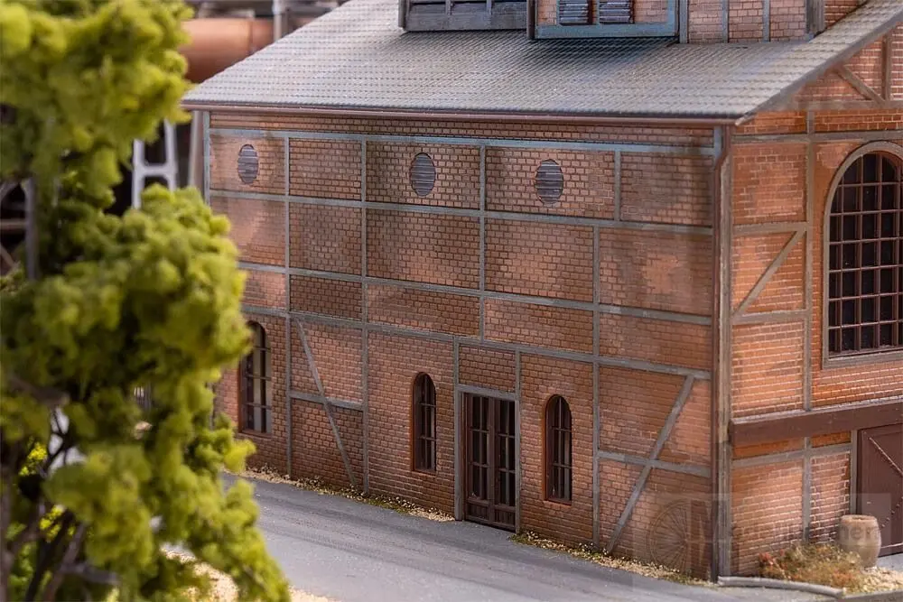 Faller 130024 - Gebläsehalle mit Rohrleitungen H0 1:87