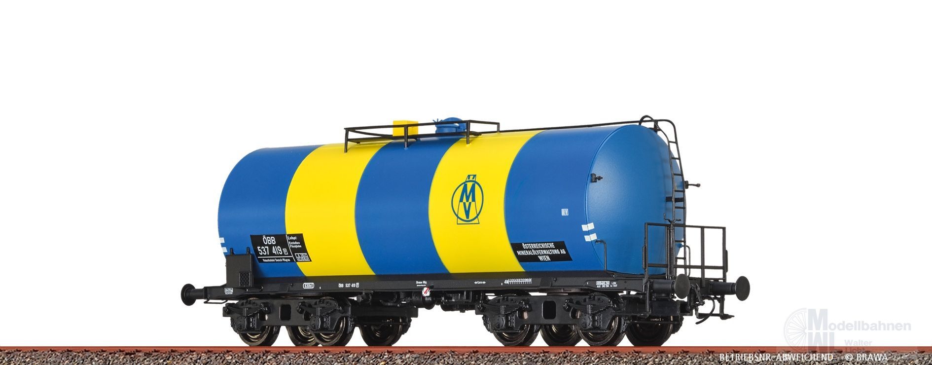 Brawa 67728 - Kesselwagen ÖBB Ep.VI Uerdingen ZZ OMV N 1:160