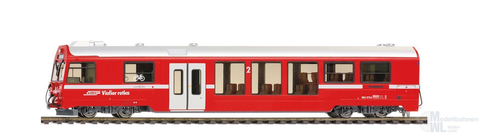 Bemo 3249112 - Steuerwagen BDt 1752 RhB Ep.V/VI NEVA-Retica neurot H0m