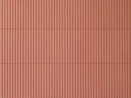 Auhagen 52232 - 2 Dekorplatten Trapezblech rotbraun H0 1:87