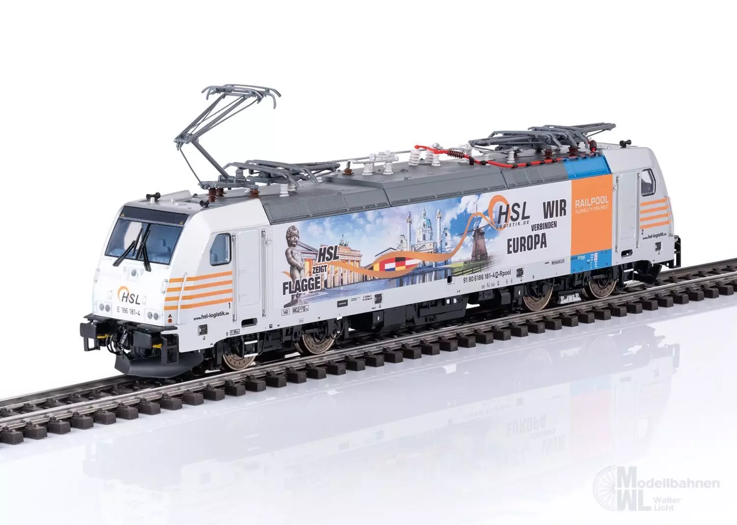Märklin 38803 - E-Lok BR 186 HSL Ep.VI H0/WS Sound