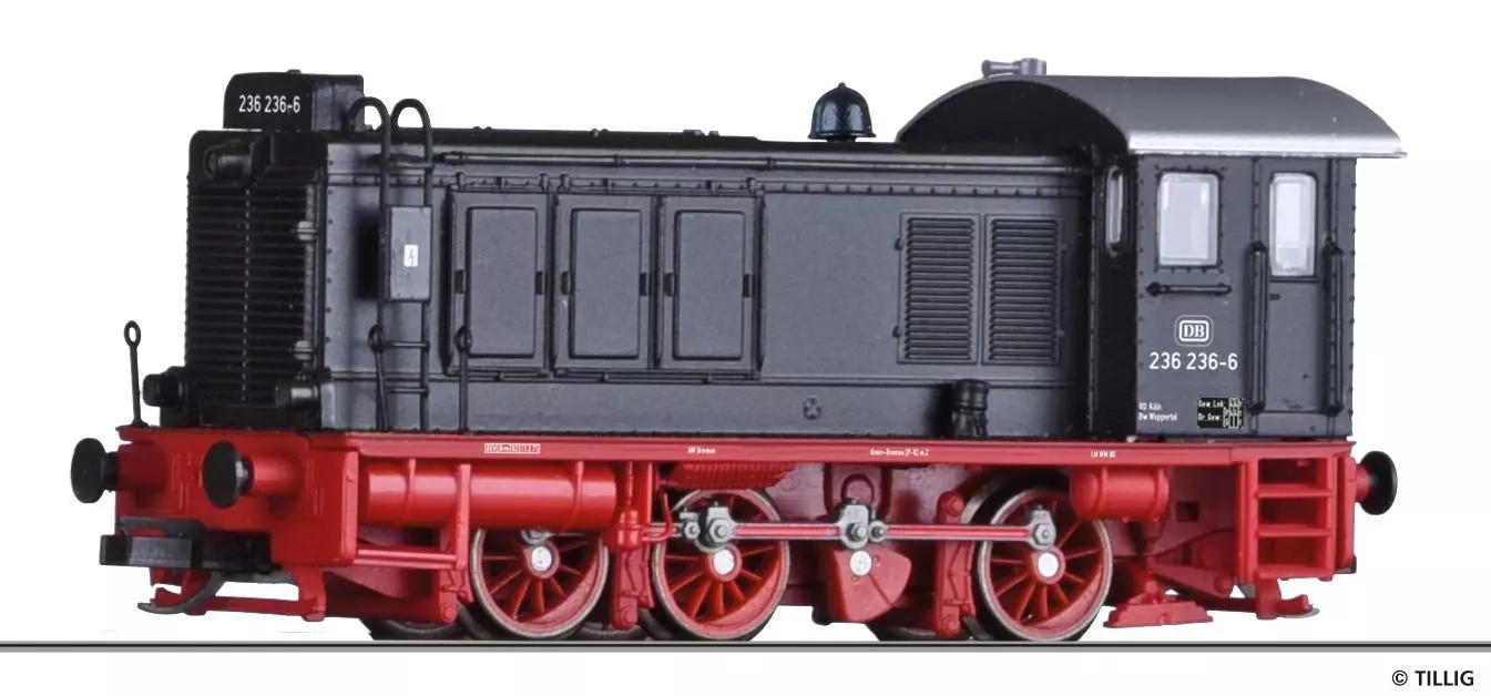 Tillig 04646 - Diesellok BR 236 DB Ep.IV TT 1:120