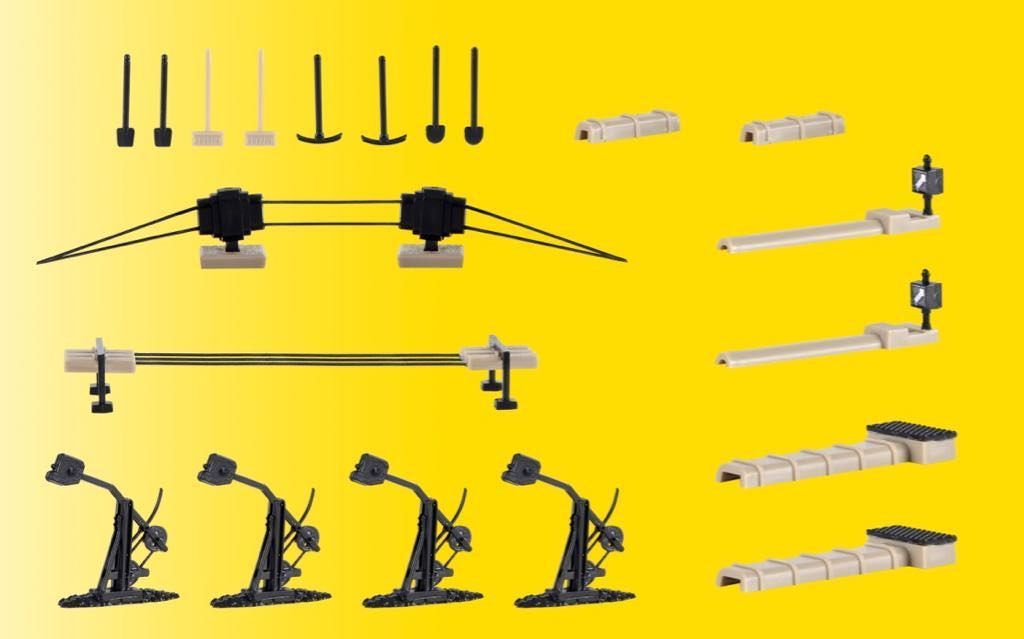 Vollmer 45136 - Deko-Set Bahnausstattung H0 1:87