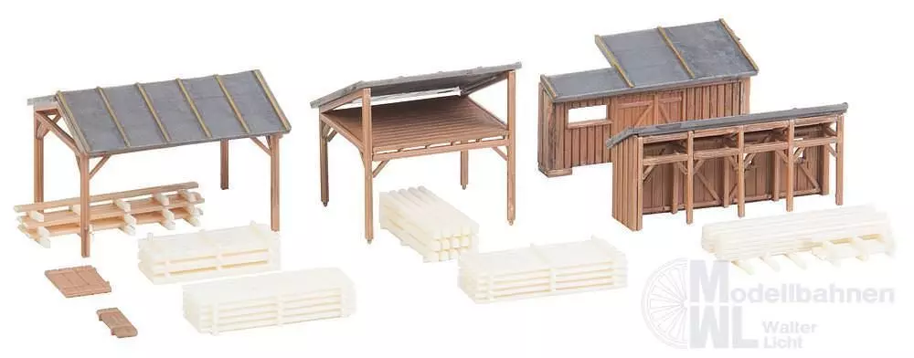 Faller 232373 - Holzlagerschuppen N 1:160
