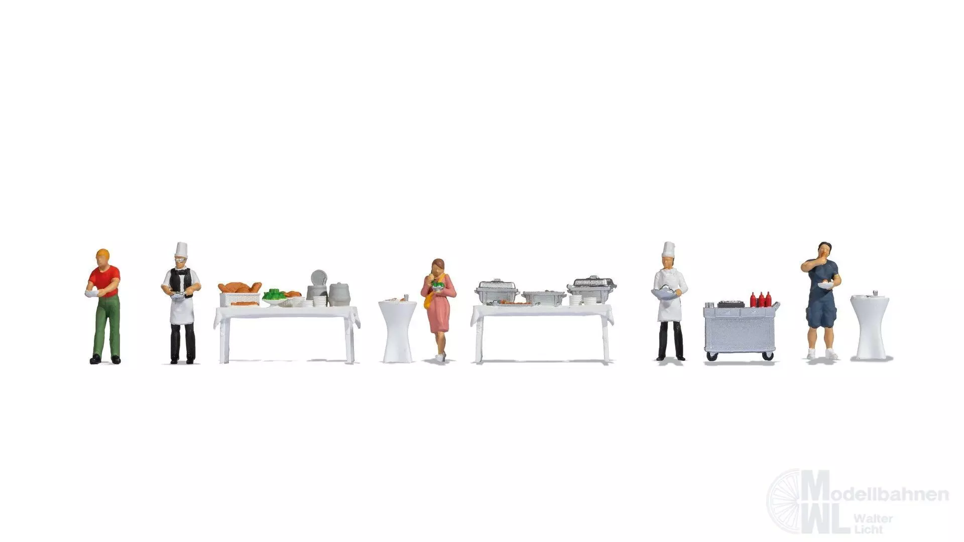 Noch 16276 - Figuren-Themenwelt Buffet H0 1:87