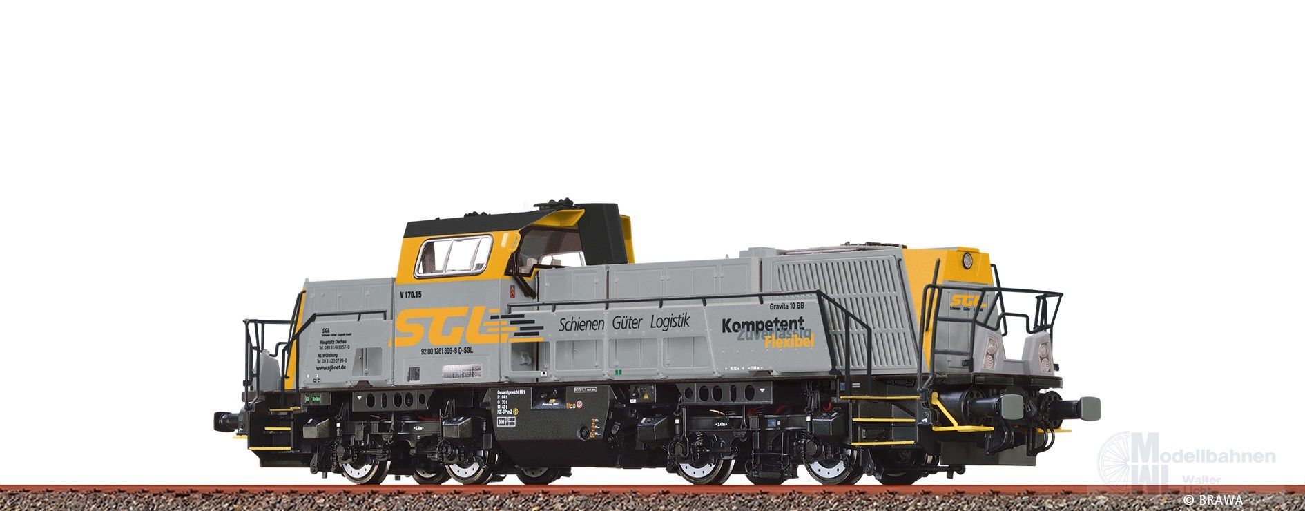 Brawa 42781 - Diesellok Gravita® BR 261 SGL Ep.VI H0/WS DIGITAL EXTRA