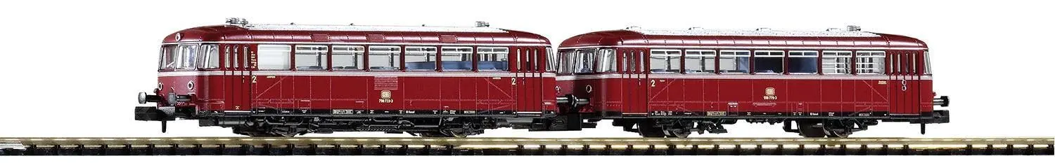 Piko 40250 - Schienenbus BR 798 und Steuerwagen BR 998.6 DB Ep.IV Spur N 1:160