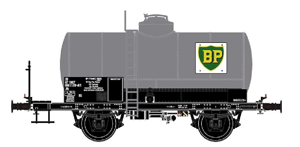 LS Models 30453 - Kesselwagen OCEM SNCF/BP Ep.IVa H0/GL