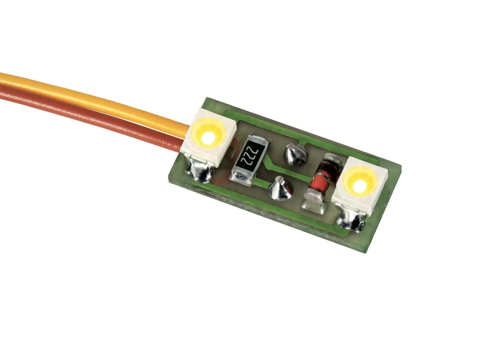 Viessmann 6017 - Hausbelechtung 2 LED´s gelb H0 1:87 (auch für TT 1:120)