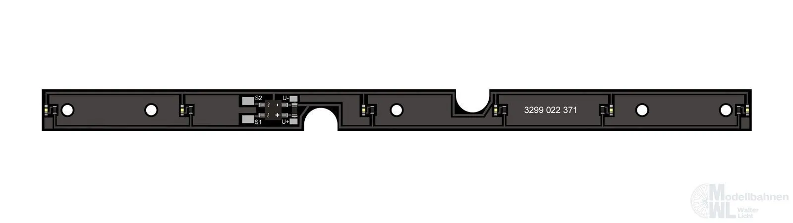 Bemo 6549000 - Innenbeleuchtung für MOB Niederflurwagen 3299 H0