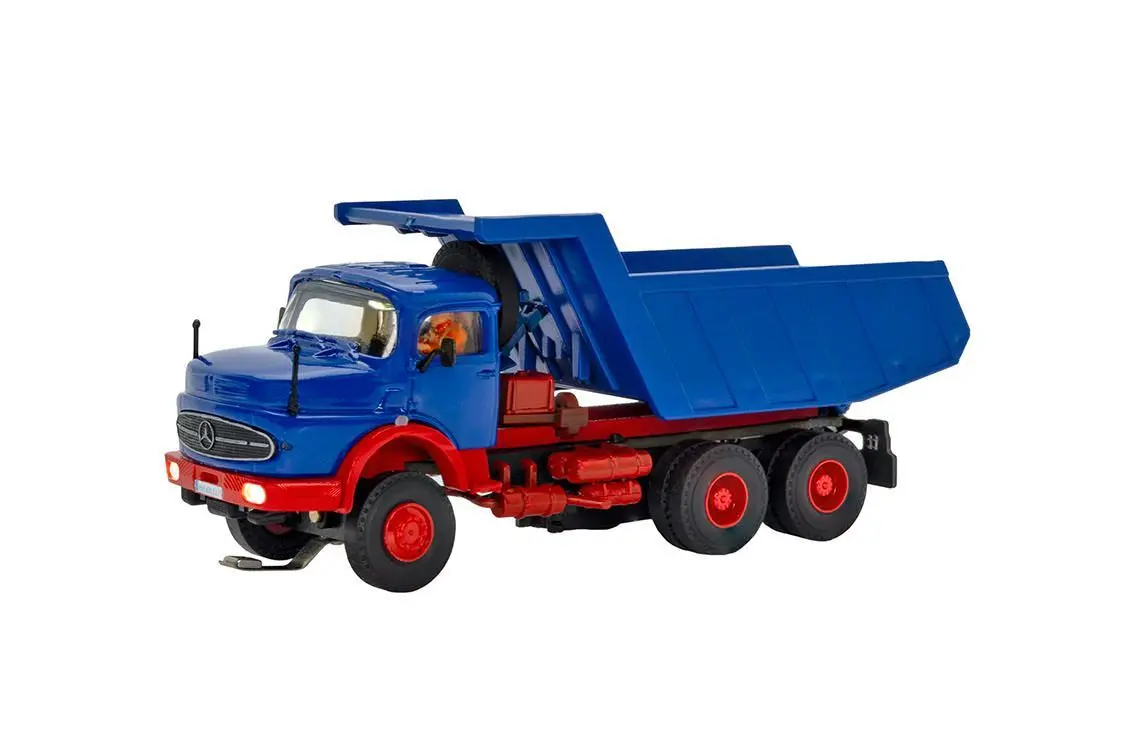Viessmann 8019 - CarMotion Mercedes-Benz Rundhauber MEILER Gesteinsmulde H0 1:87