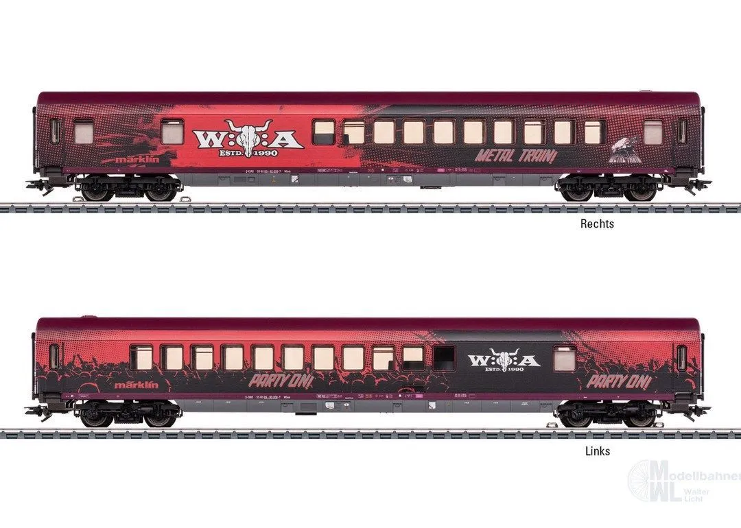 Märklin 43945 - Partywagen Metal Train/W:O:A H0/WS Sound