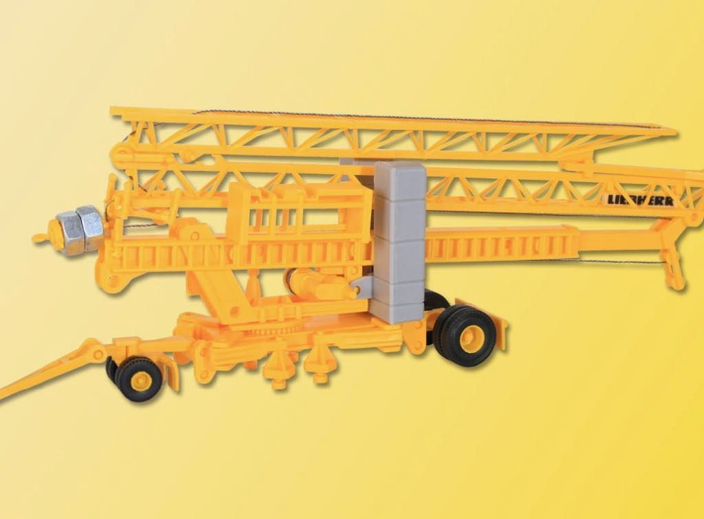 Kibri 15708 - LIEBHERR SK 20 mit Auflieger und Anhänger H0 1:87