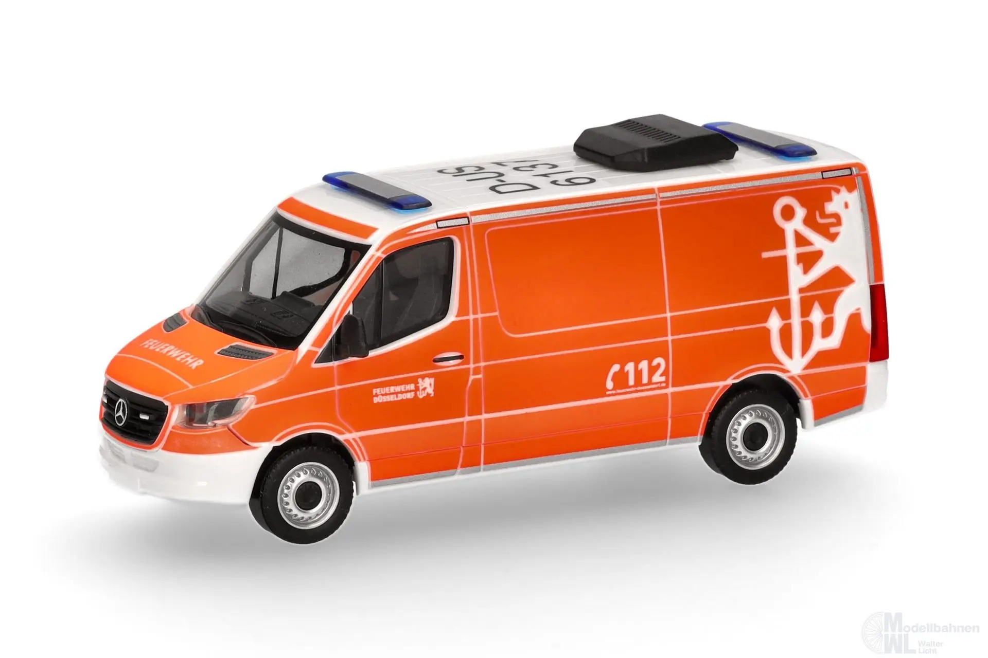 Herpa 099028 - Mercedes-Benz Sprinter 18 Halbbus FW Düsseldorf H0 1:87