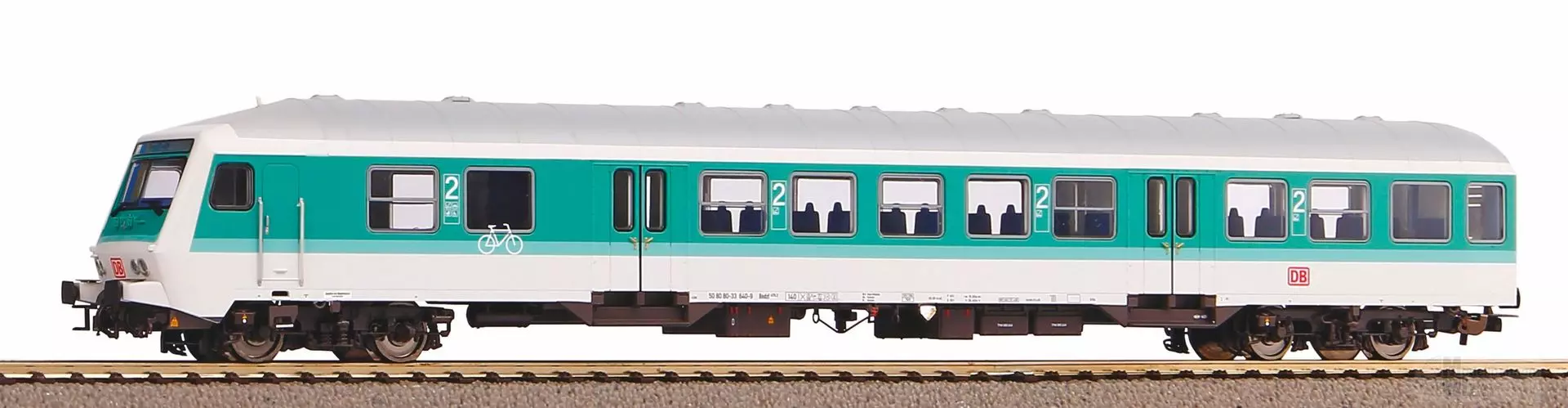 Piko 58523 - Nahverkehrssteuerwagen Wittenberge 2 Kl. DB AG mint Ep.V H0/WS
