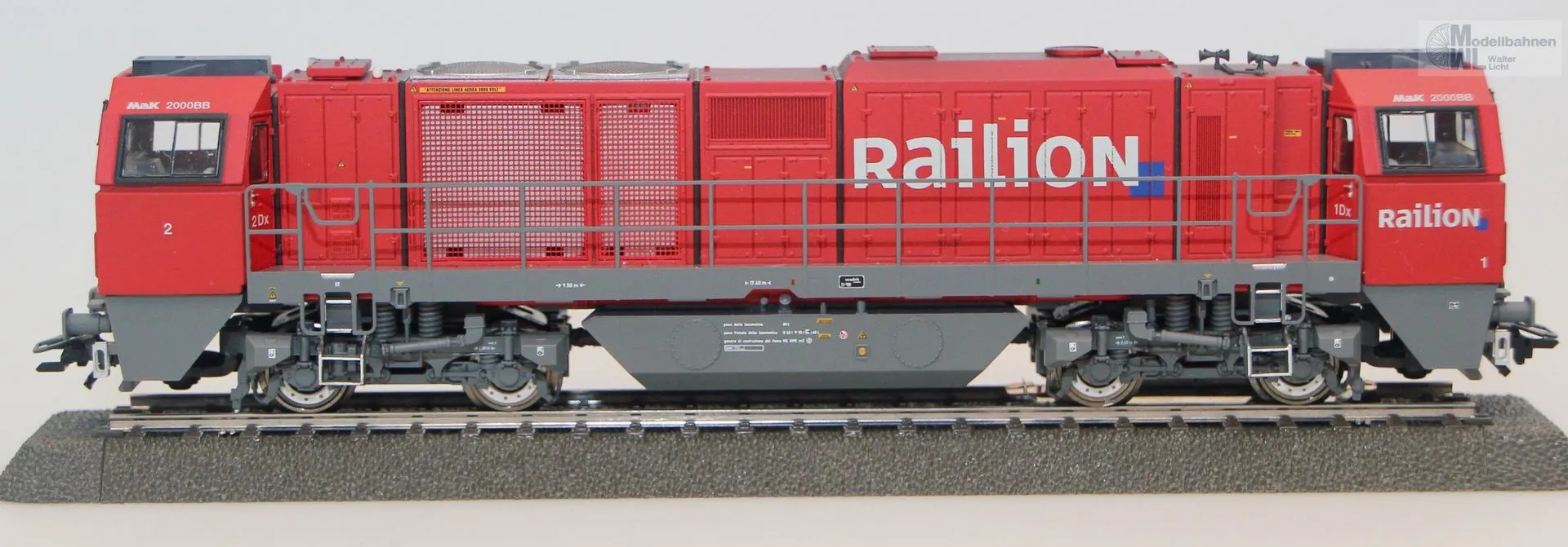 Märklin 37200 - MÄRKLIN - Diesellok G 2000 DB Railion Ep.VI H0/WS Sound mfx