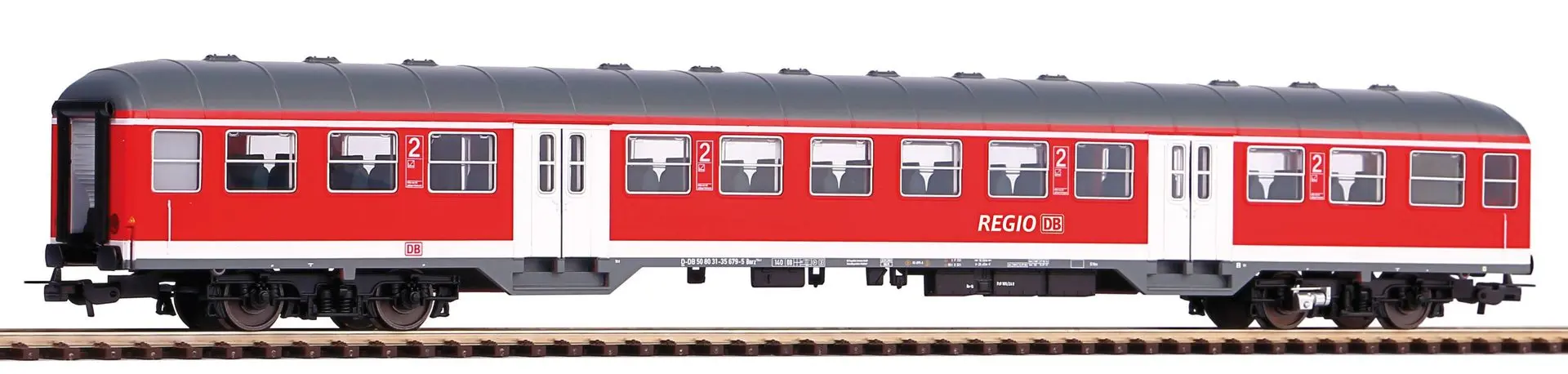 Piko 57675 - Nahverkehrswagen DB AG 2.Kl. Ep.VI verkehrsrot H0/GL