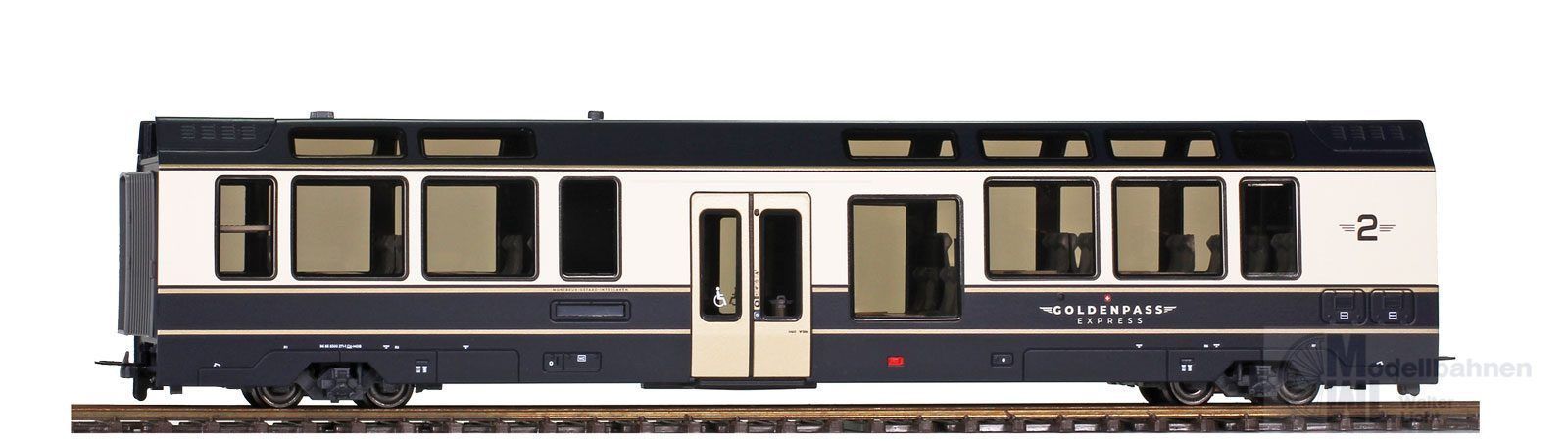 Bemo 3647321 - Niederflurwagen MOB Ep.VI GoldenPass Bs 271 H0/GL