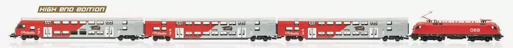 Jägerndorfer Modellbahn 11612 - Zugpackung E-Lok BR 1116 ÖBB Ep.VI H0/WS Sound