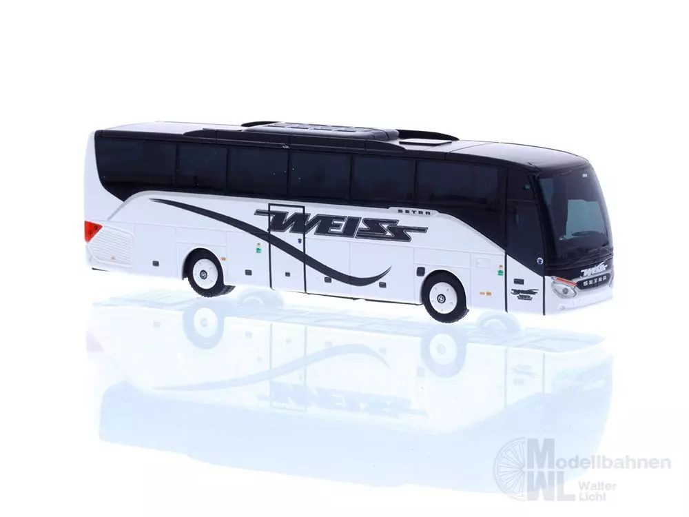 Rietze 77932 - Setra S 515 HD Weiss Busreisen St.Georgen (AT) H0 1:87