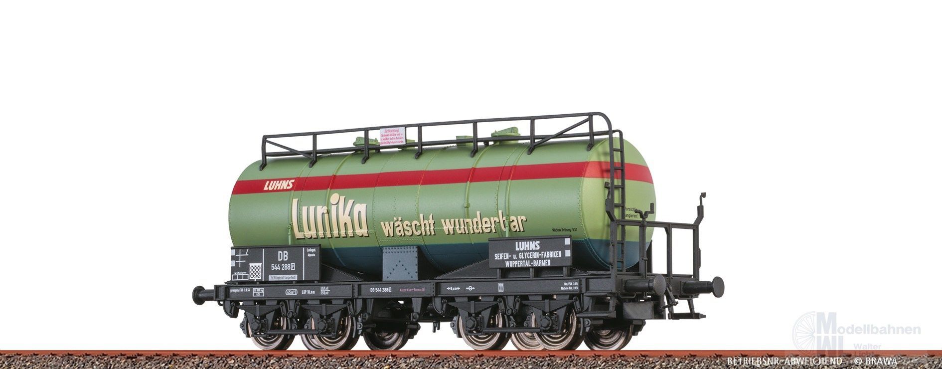 Brawa 48517 - Kesselwagen DB Ep.III Luhns H0/GL Brawa 48517 - Kesselwagen DB Ep.III Luhns H0/GL