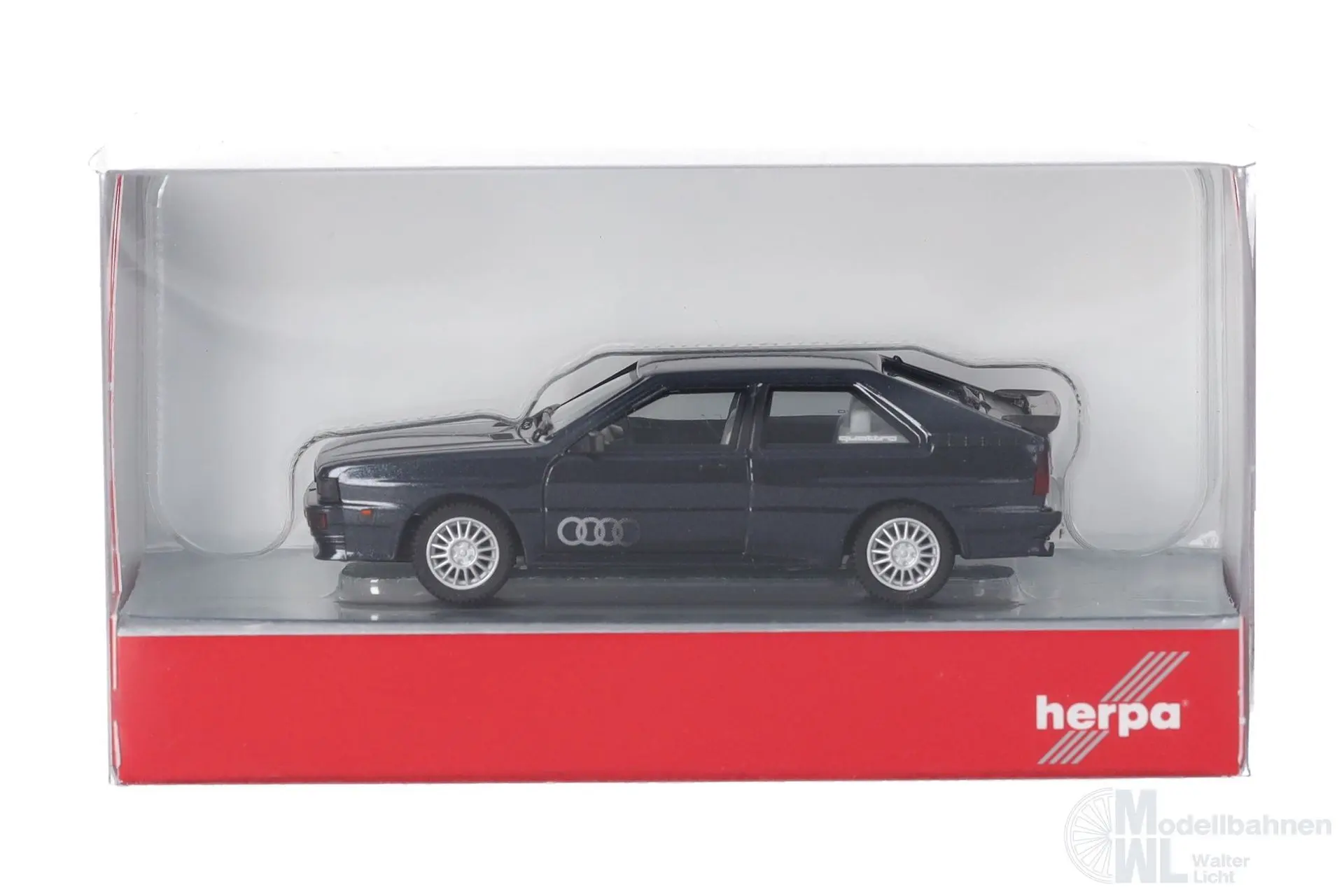 Herpa 033336-006 - Audi Quattro Amazonasblau met. H0 1:87