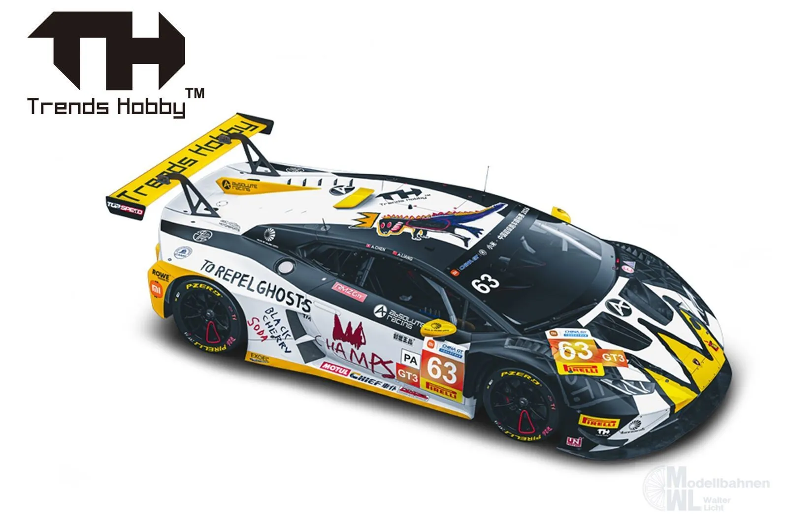 Herpa 864TH000027 - Lamborghini Huracan GT3 GT26 No.63 1:64